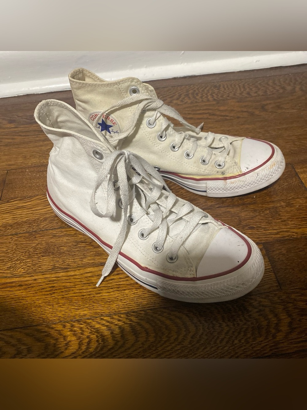 Converse Chuck Taylor All Star High Top Sneakers - White 8.5